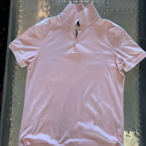Banana Republic Pink Polo Size Medium - Picture 6 of 7